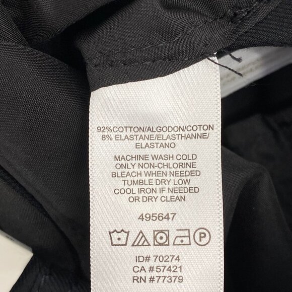 Ann Taylor Black Wide-Leg Trousers | Size 2P - Picture 4 of 6